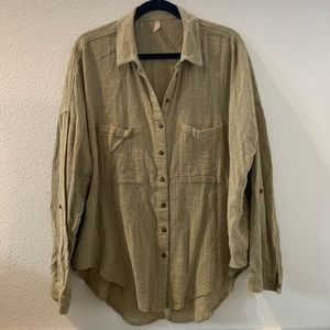 Free People button up